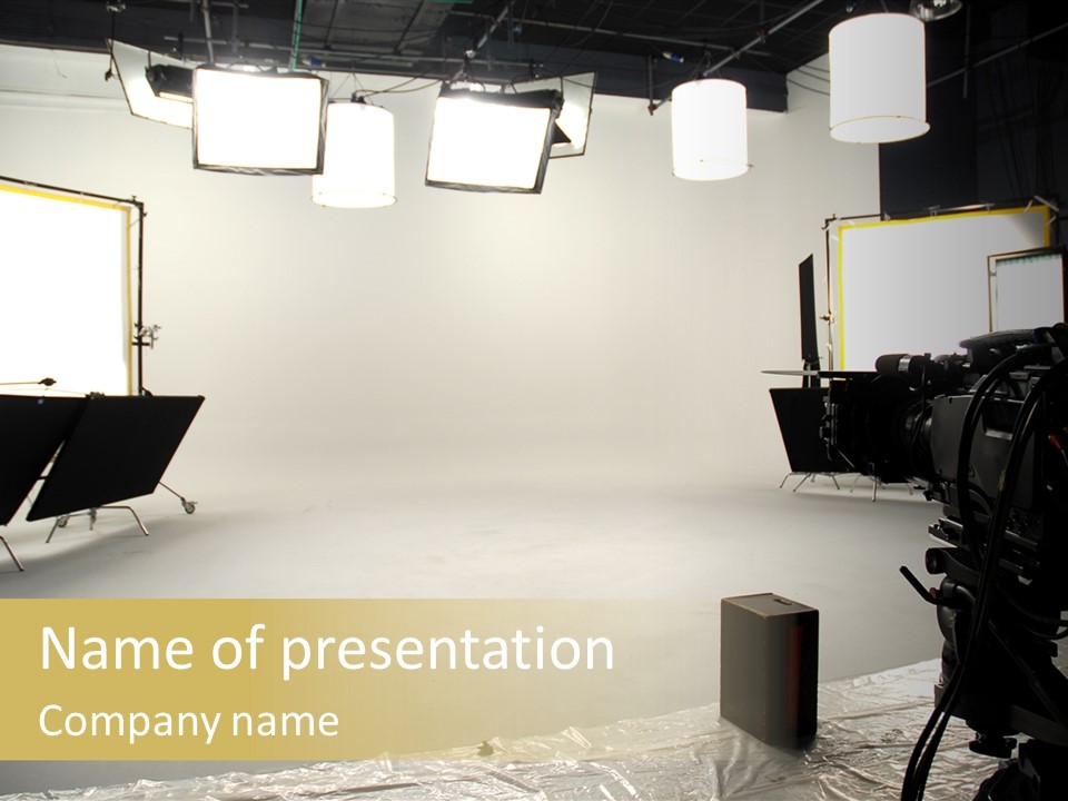 Studio Work Shooting PowerPoint Template