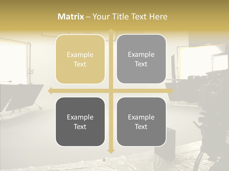 Studio Work Shooting PowerPoint Template