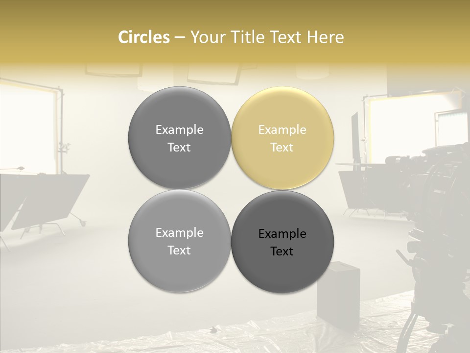 Studio Work Shooting PowerPoint Template