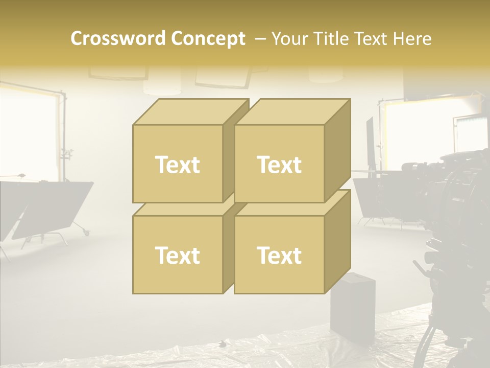 Studio Work Shooting PowerPoint Template