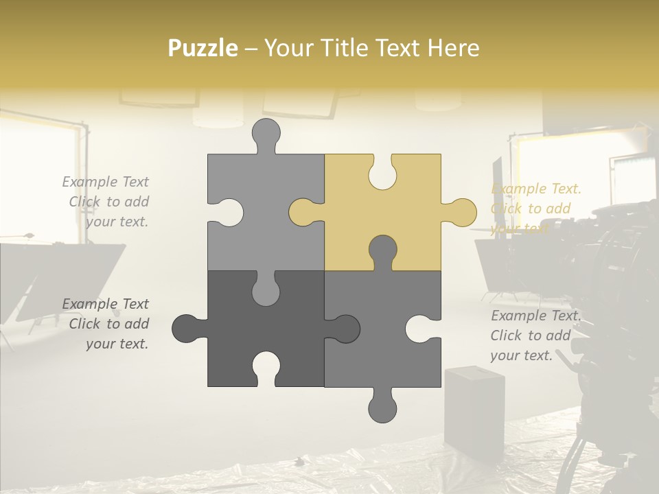 Studio Work Shooting PowerPoint Template