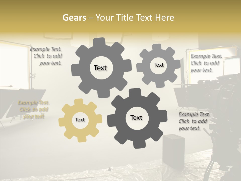 Studio Work Shooting PowerPoint Template