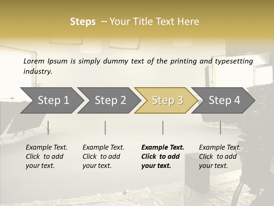 Studio Work Shooting PowerPoint Template