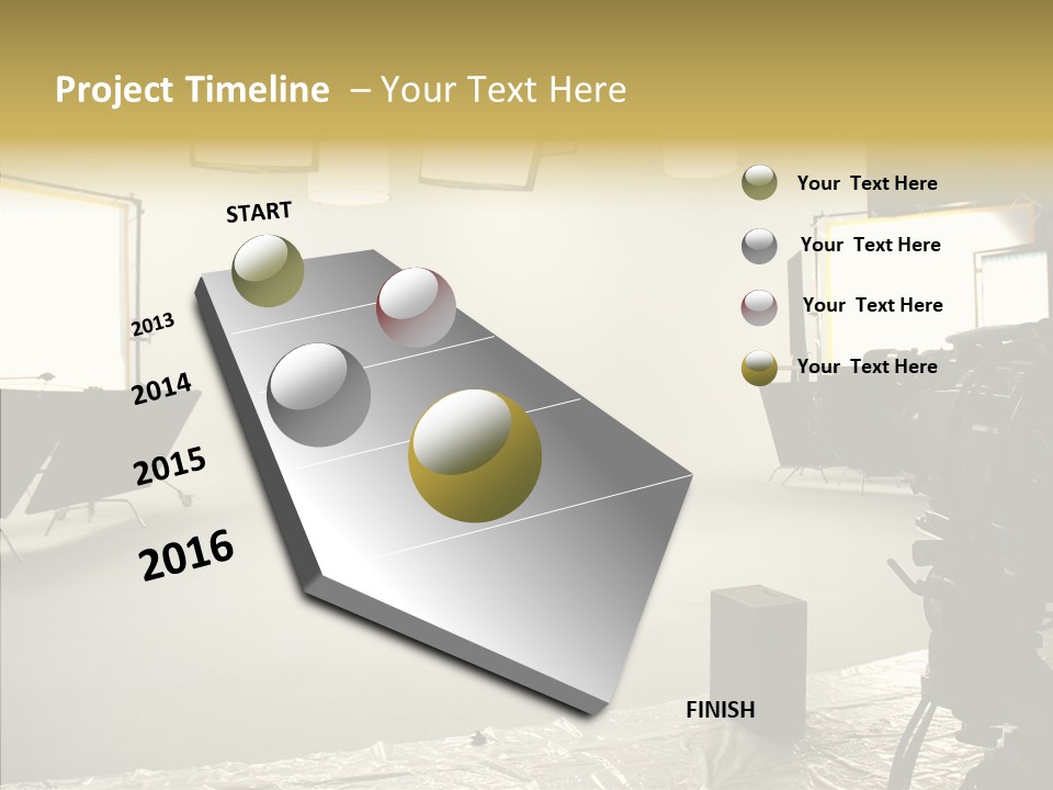 Studio Work Shooting PowerPoint Template