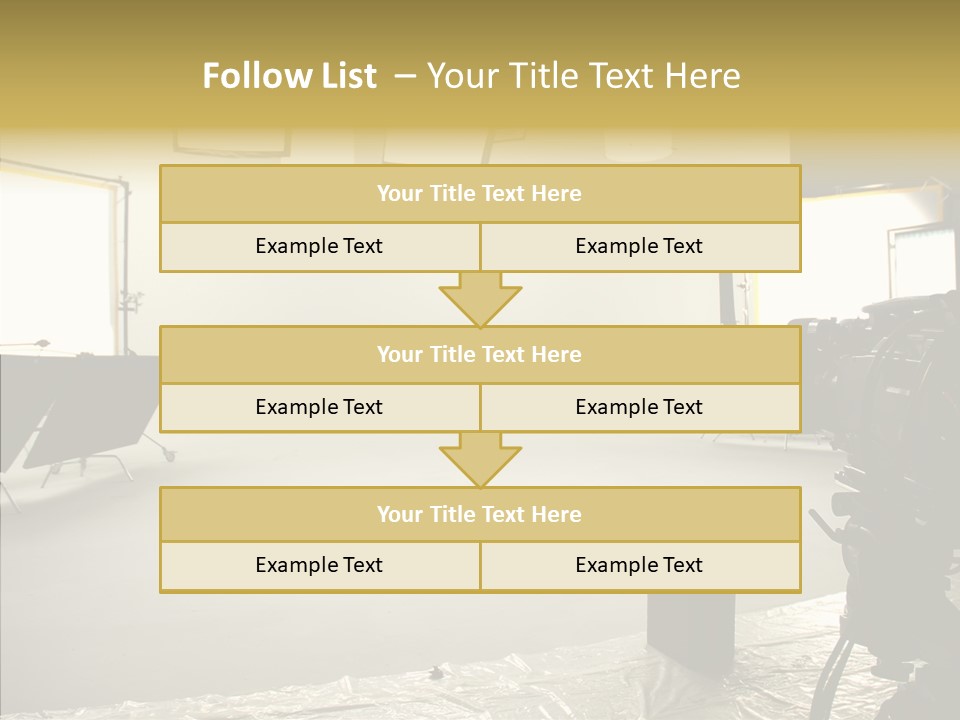 Studio Work Shooting PowerPoint Template
