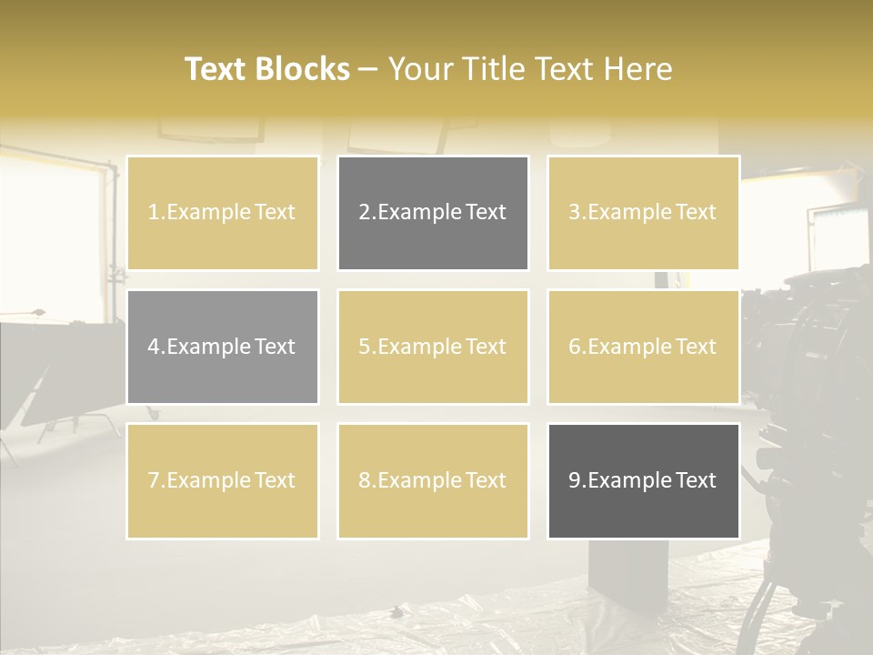 Studio Work Shooting PowerPoint Template