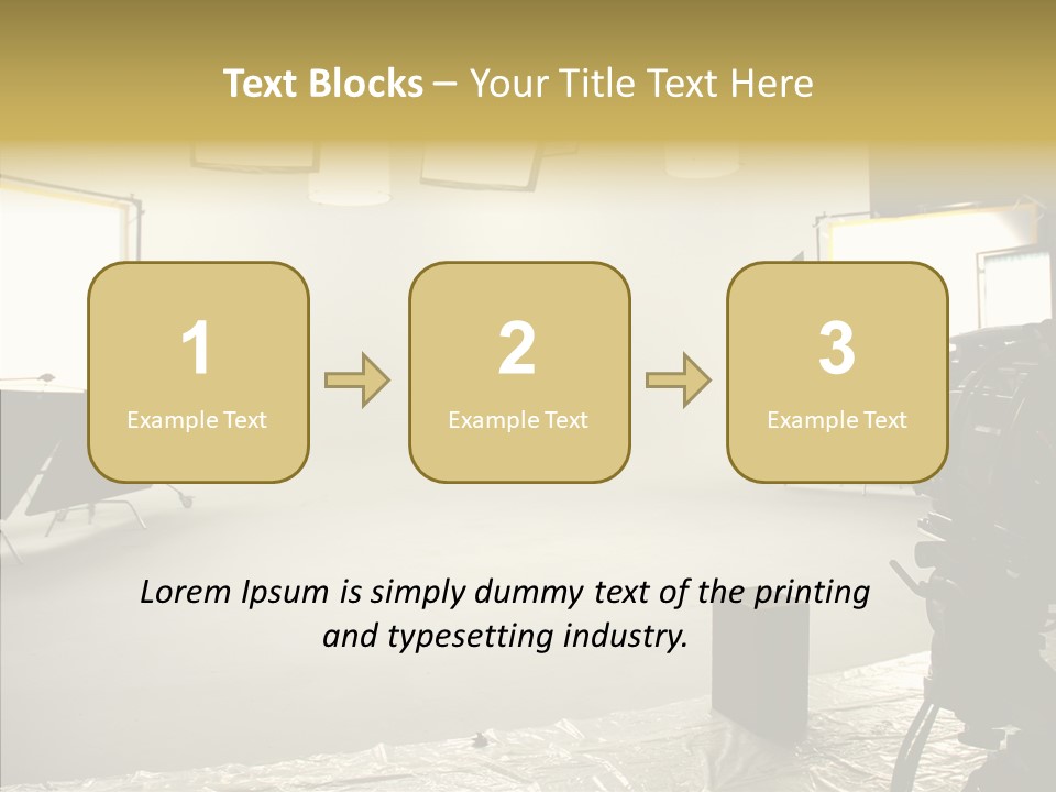 Studio Work Shooting PowerPoint Template