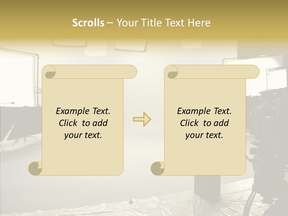 Studio Work Shooting PowerPoint Template