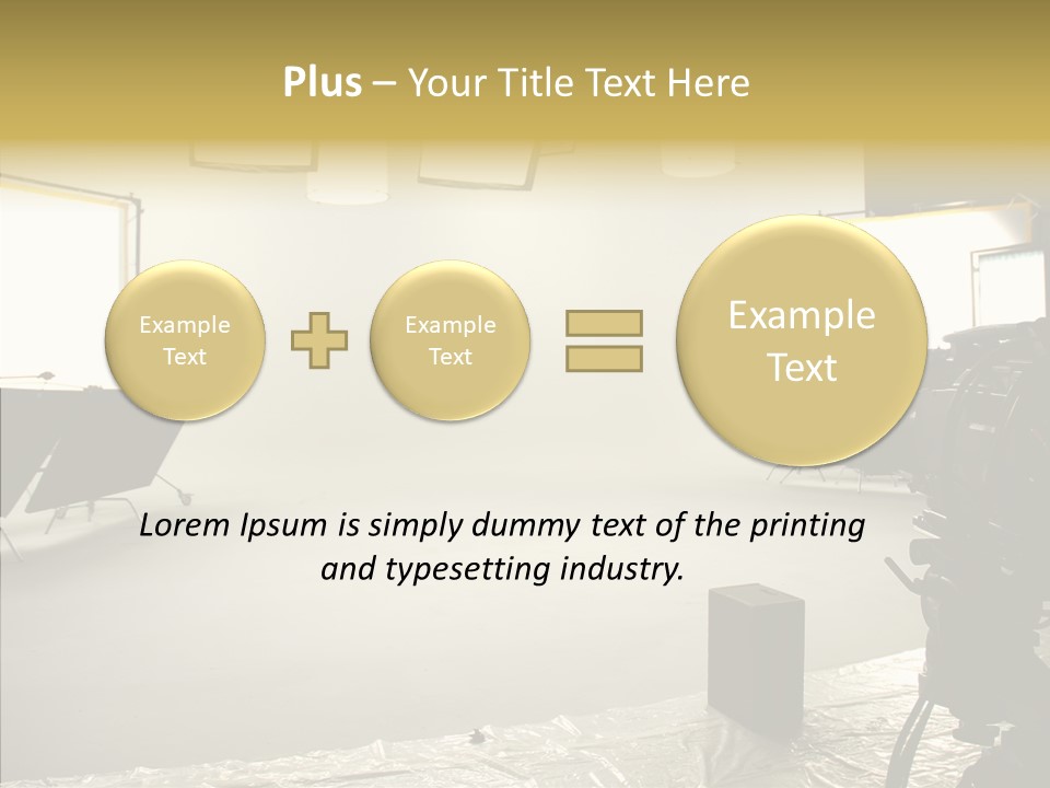 Studio Work Shooting PowerPoint Template