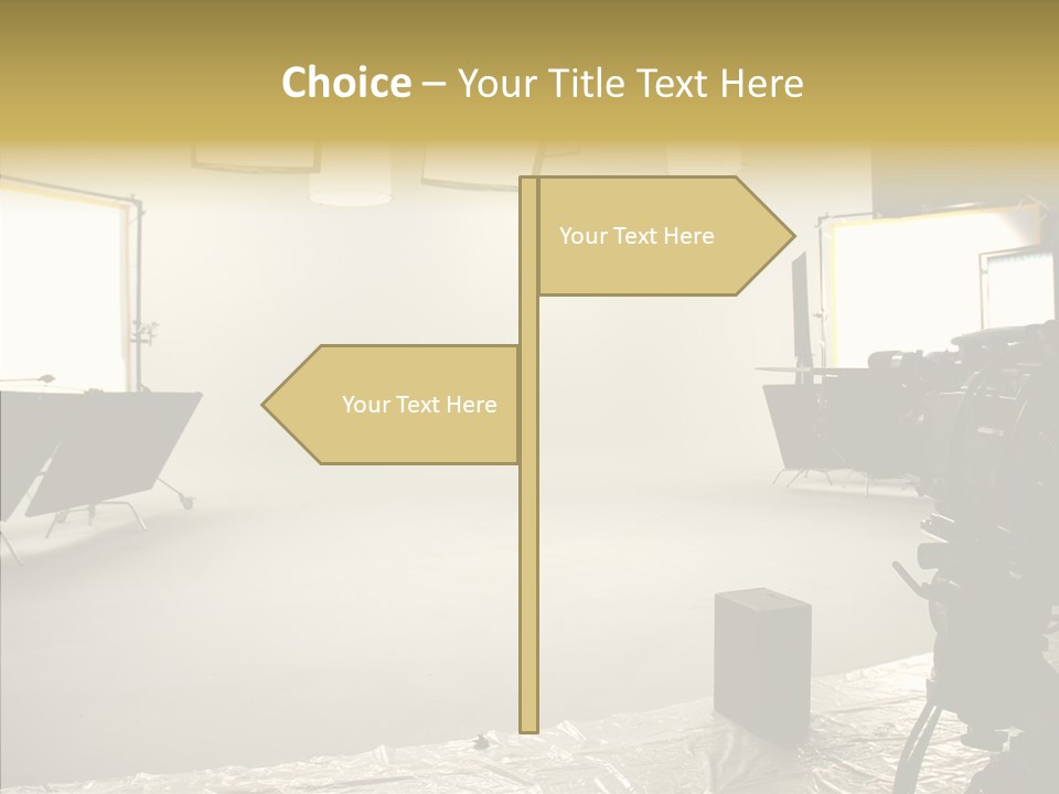 Studio Work Shooting PowerPoint Template