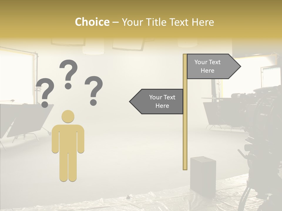 Studio Work Shooting PowerPoint Template