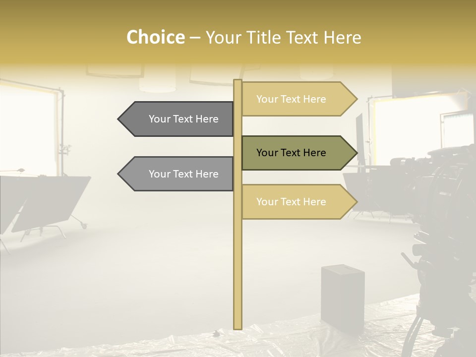 Studio Work Shooting PowerPoint Template