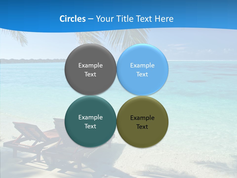 Landscape Water Wave PowerPoint Template