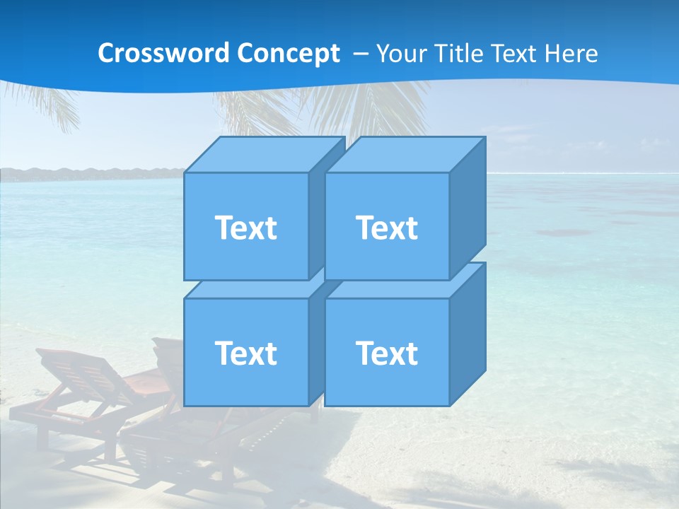 Landscape Water Wave PowerPoint Template
