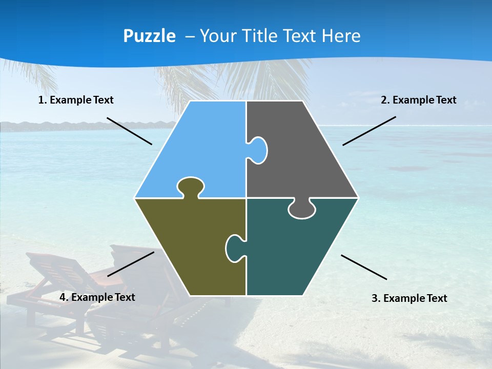 Landscape Water Wave PowerPoint Template