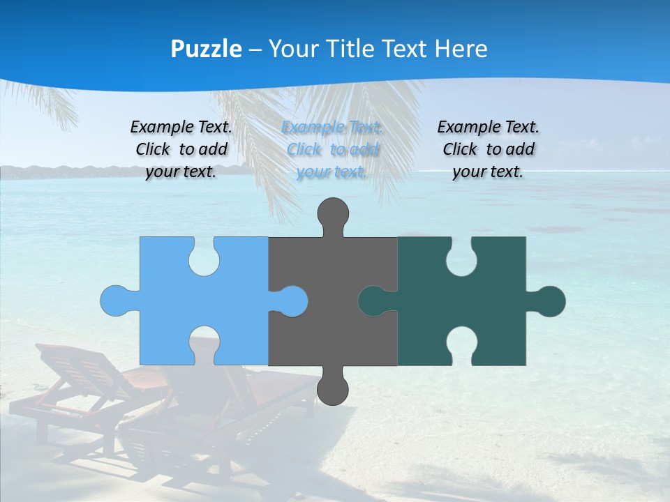 Landscape Water Wave PowerPoint Template