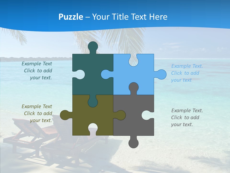 Landscape Water Wave PowerPoint Template