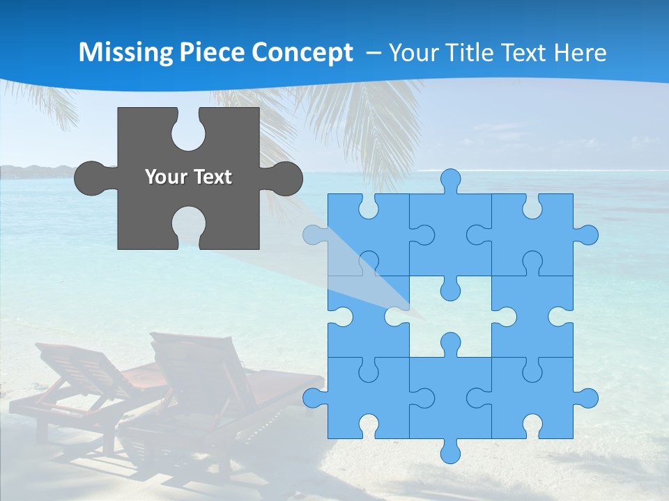 Landscape Water Wave PowerPoint Template