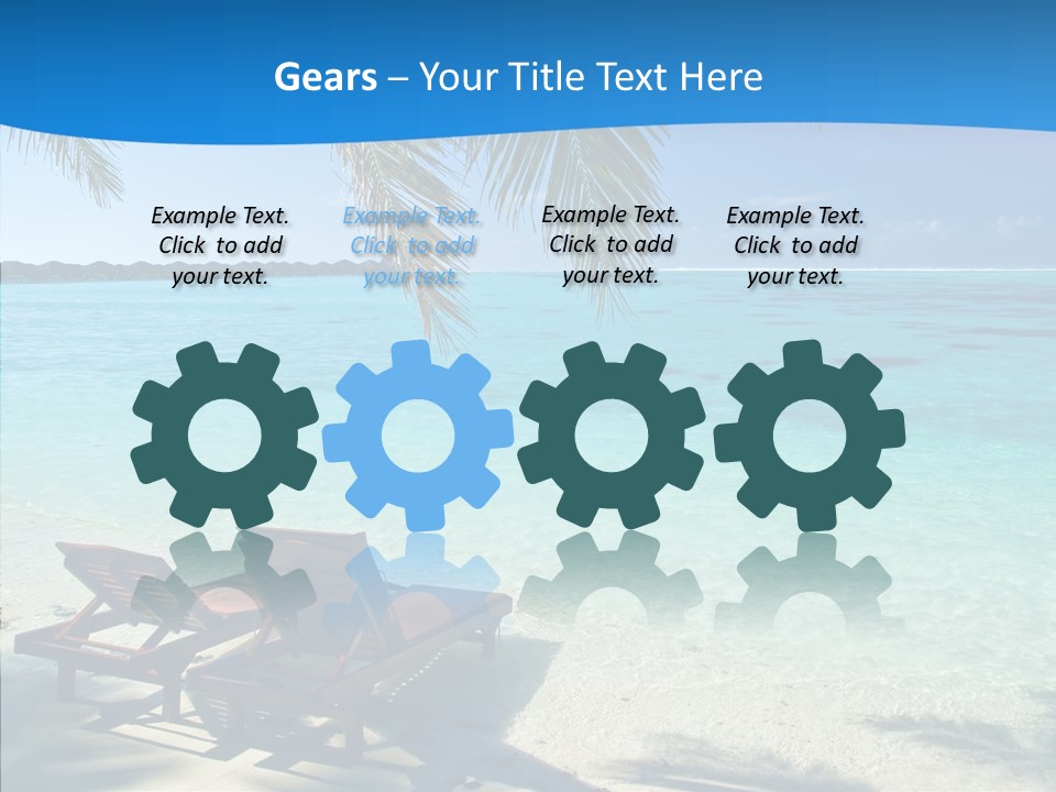 Landscape Water Wave PowerPoint Template