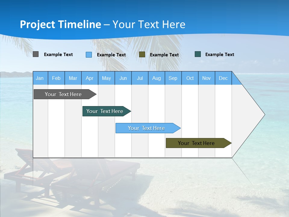 Landscape Water Wave PowerPoint Template