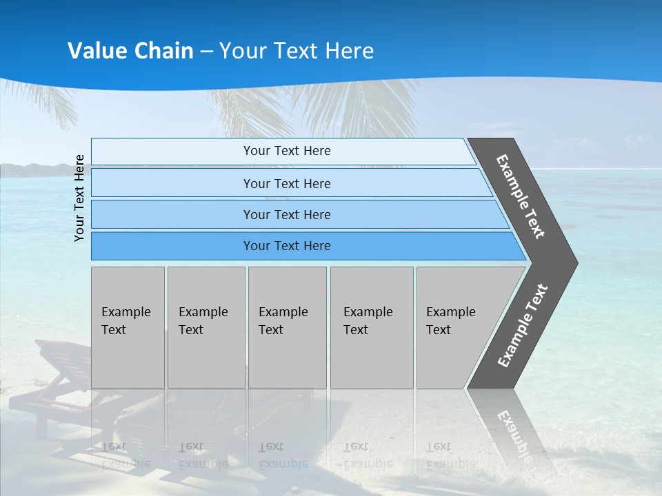 Landscape Water Wave PowerPoint Template