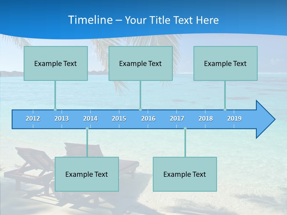 Landscape Water Wave PowerPoint Template