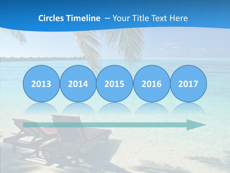 Landscape Water Wave PowerPoint Template