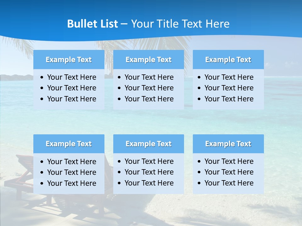 Landscape Water Wave PowerPoint Template