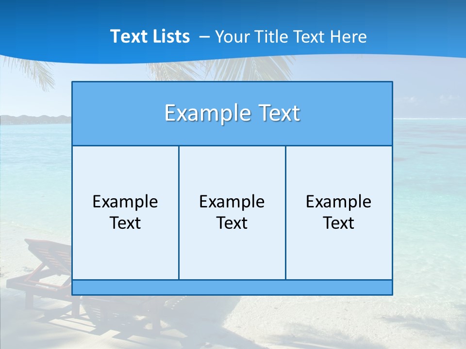 Landscape Water Wave PowerPoint Template