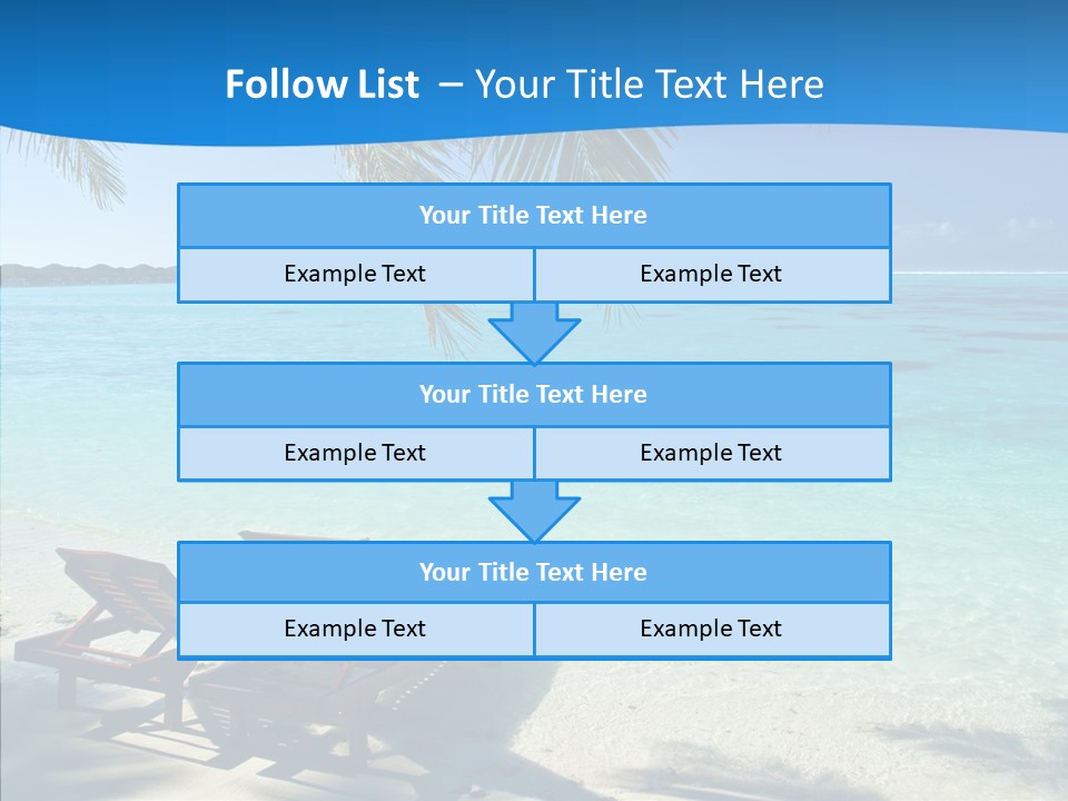 Landscape Water Wave PowerPoint Template