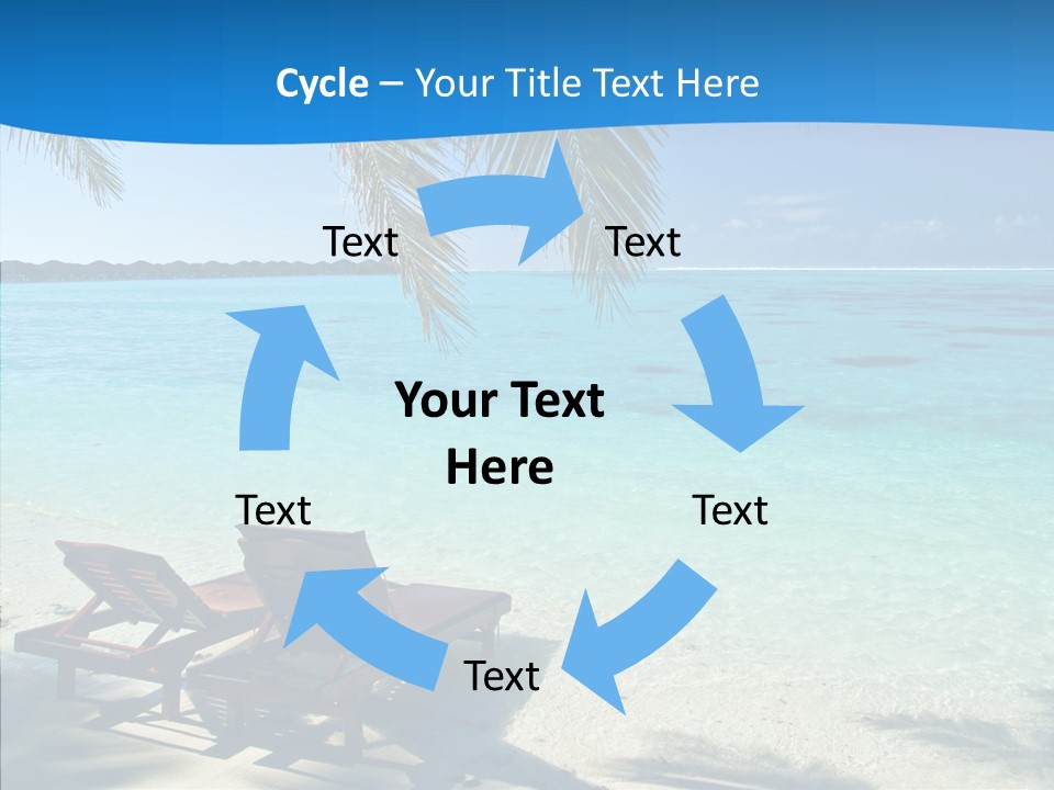 Landscape Water Wave PowerPoint Template
