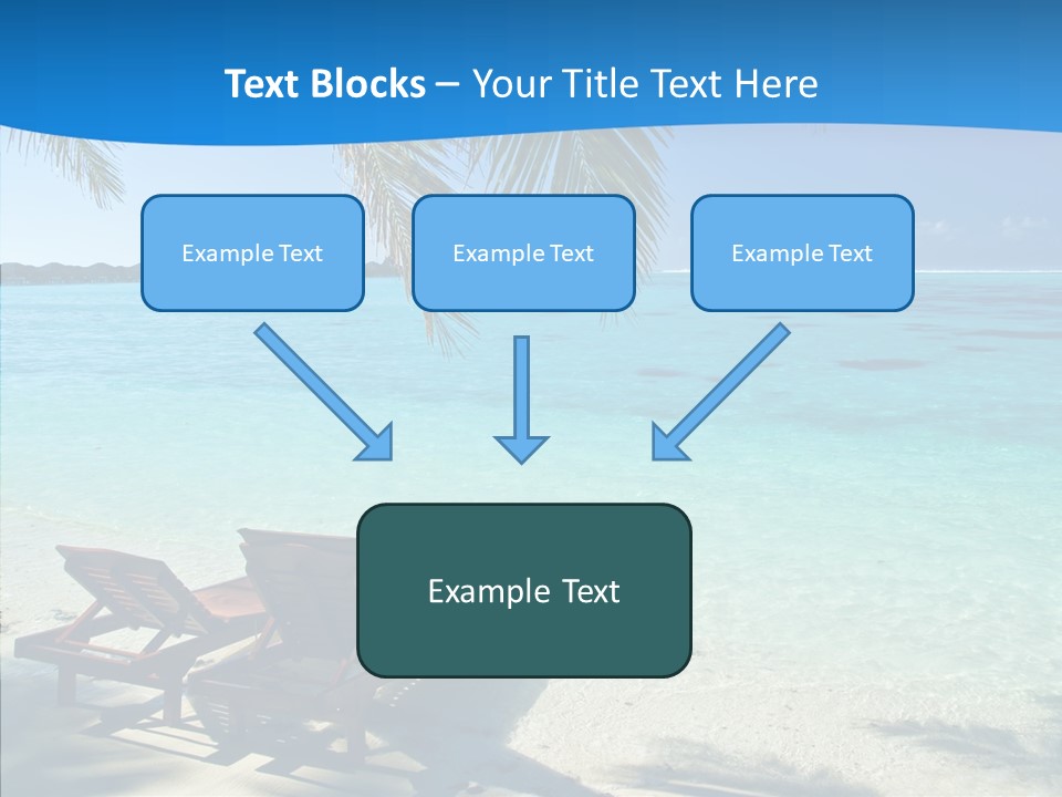 Landscape Water Wave PowerPoint Template