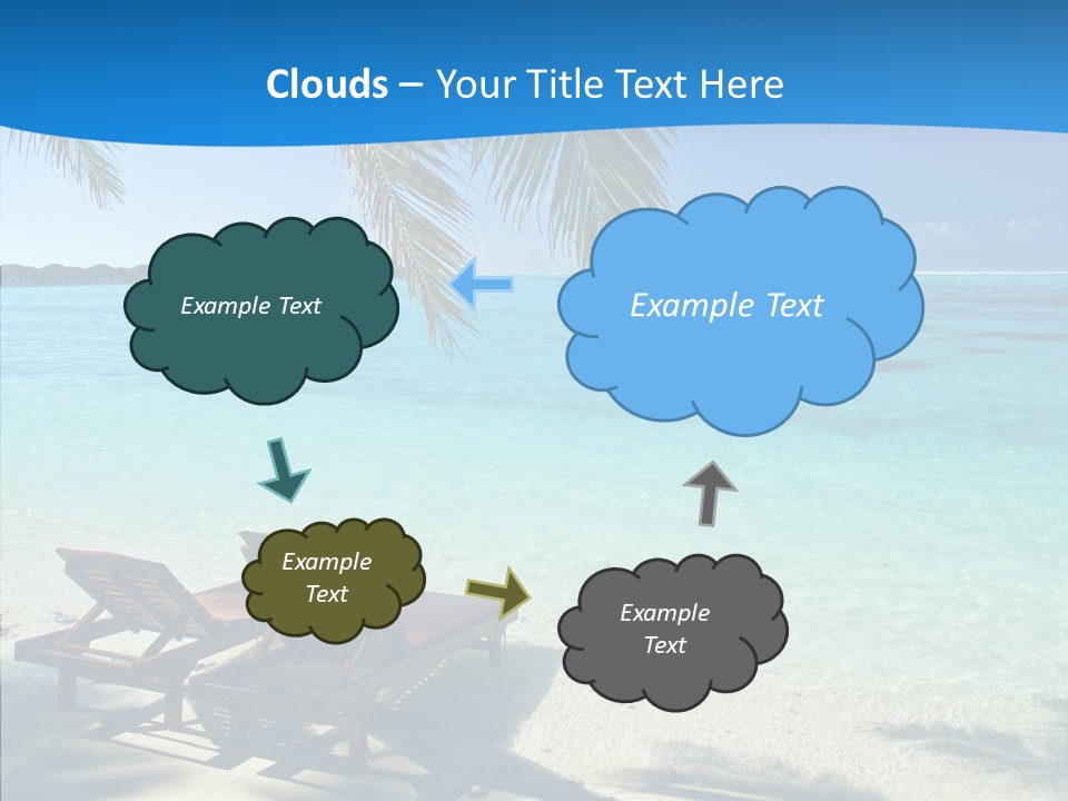 Landscape Water Wave PowerPoint Template