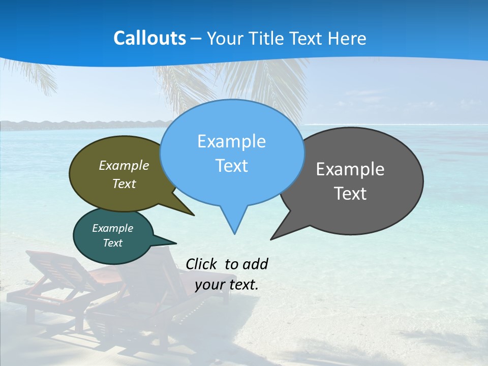 Landscape Water Wave PowerPoint Template