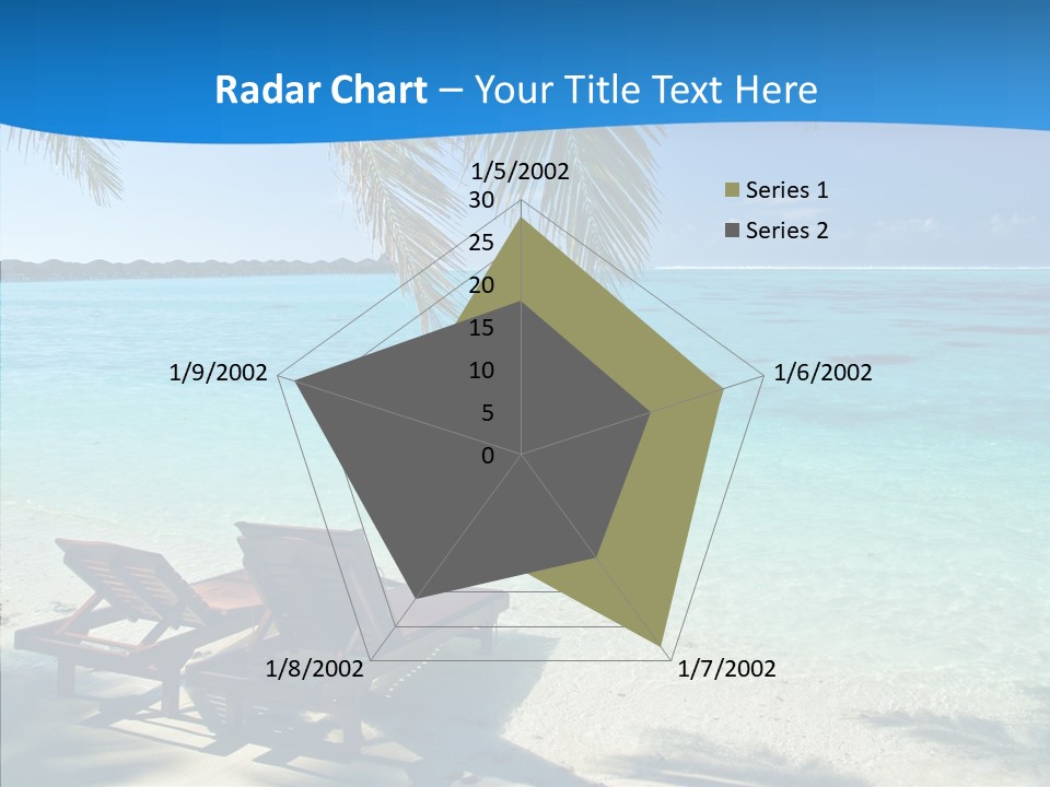 Landscape Water Wave PowerPoint Template