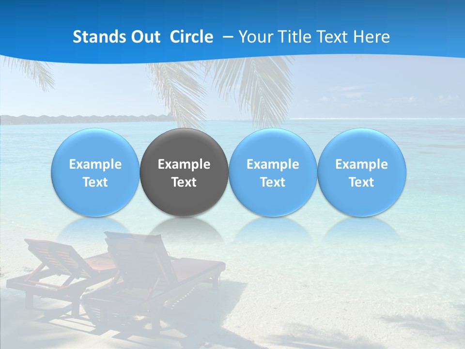 Landscape Water Wave PowerPoint Template