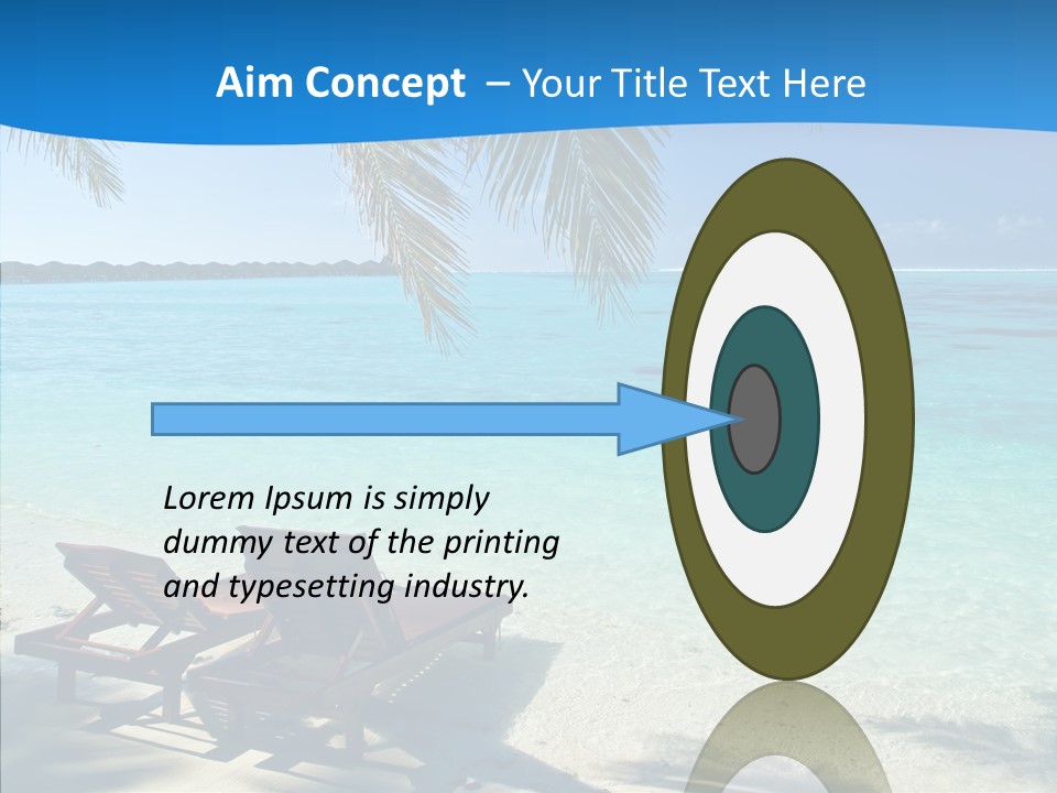 Landscape Water Wave PowerPoint Template