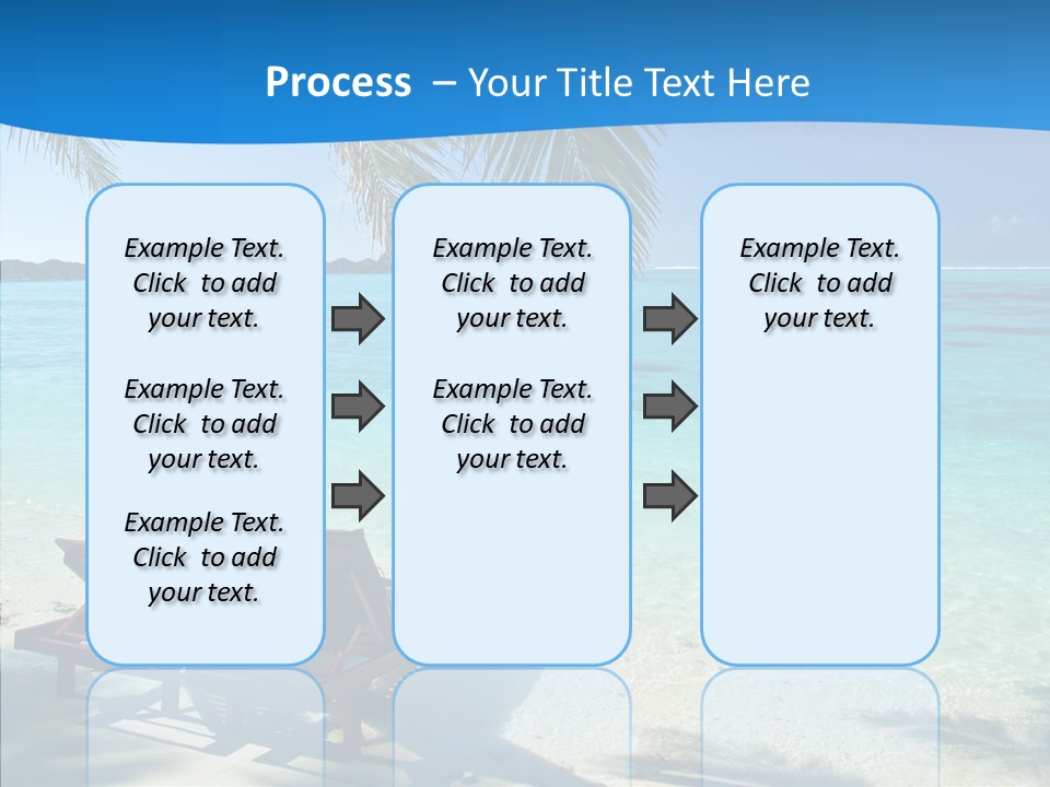 Landscape Water Wave PowerPoint Template