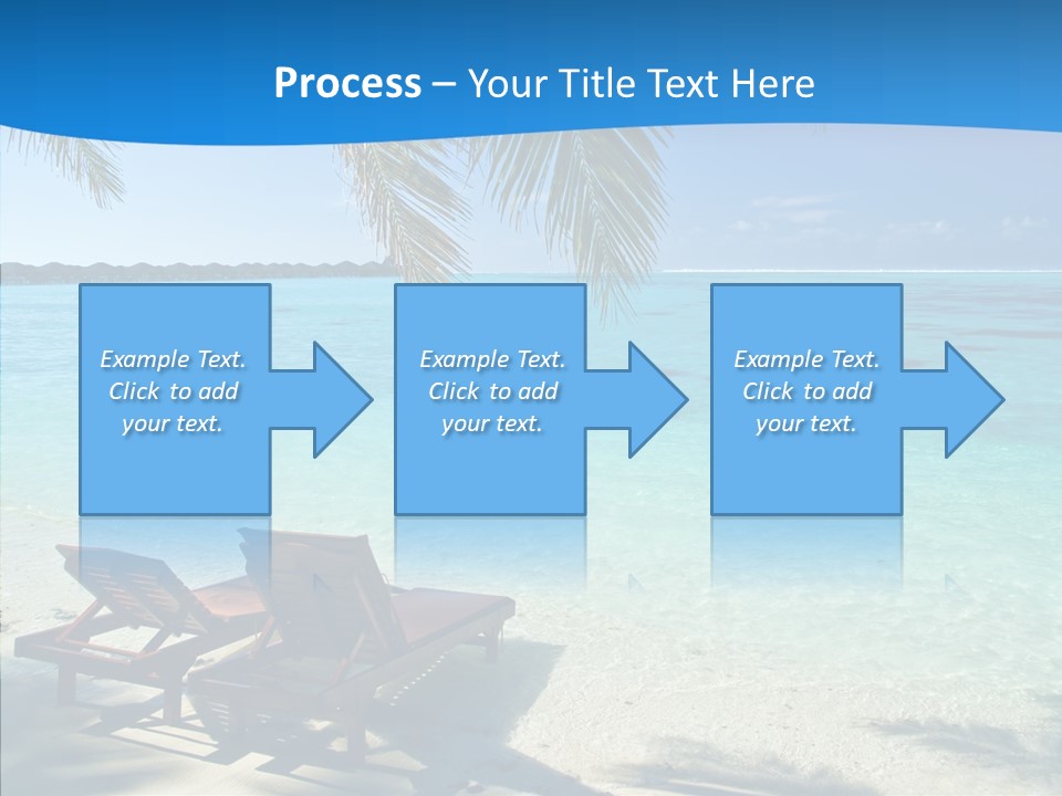 Landscape Water Wave PowerPoint Template