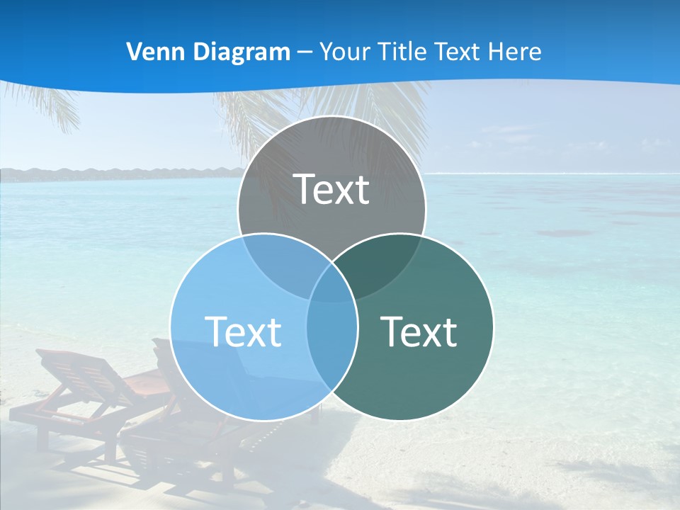 Landscape Water Wave PowerPoint Template