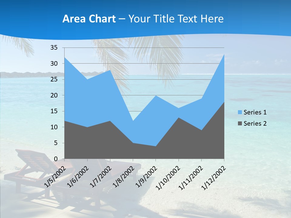 Landscape Water Wave PowerPoint Template