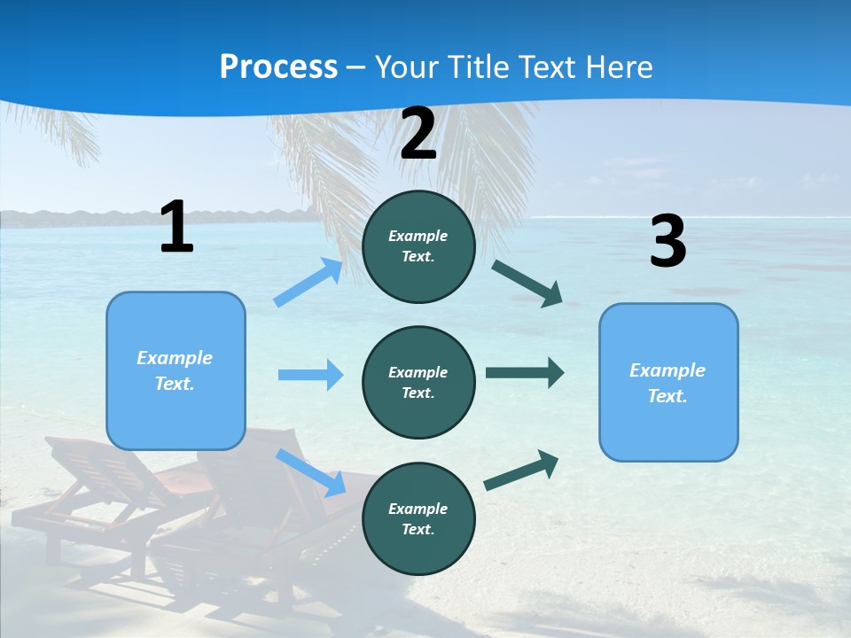 Landscape Water Wave PowerPoint Template