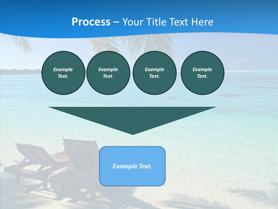 Landscape Water Wave PowerPoint Template