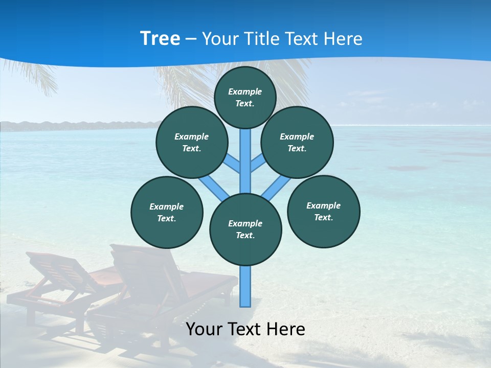 Landscape Water Wave PowerPoint Template