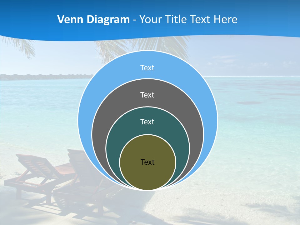Landscape Water Wave PowerPoint Template