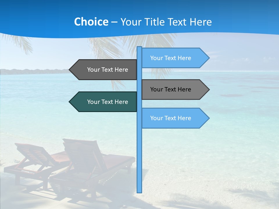 Landscape Water Wave PowerPoint Template