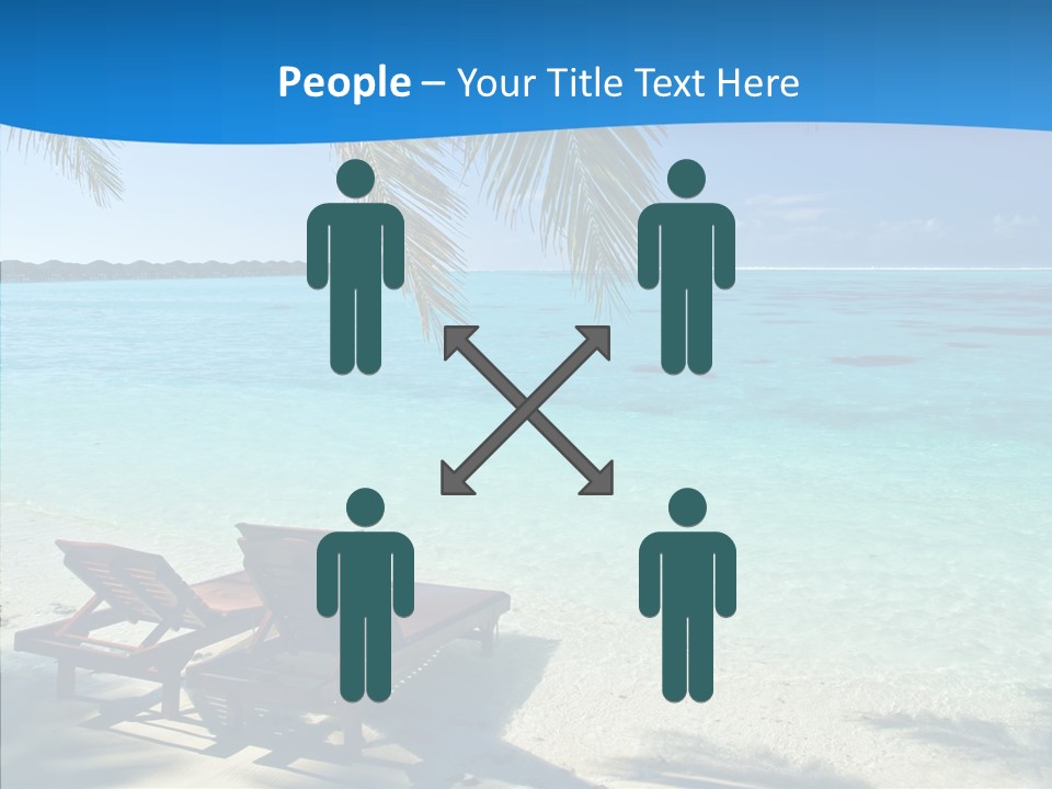 Landscape Water Wave PowerPoint Template