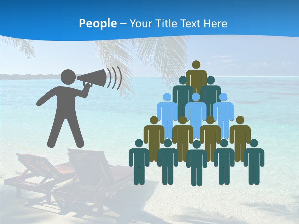 Landscape Water Wave PowerPoint Template