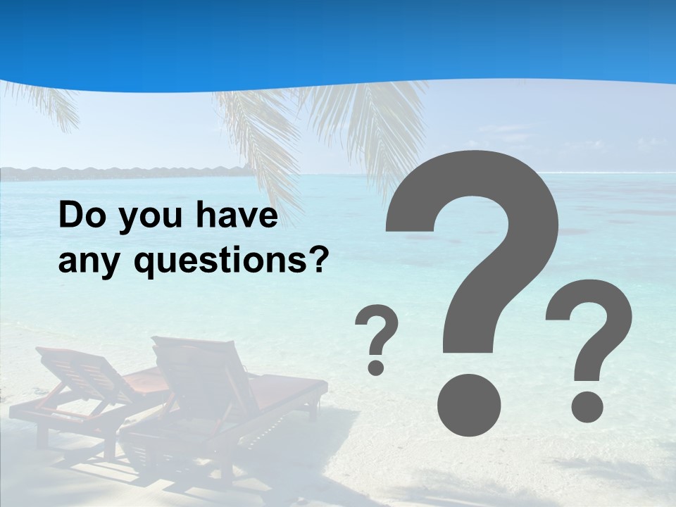 Landscape Water Wave PowerPoint Template