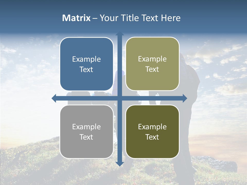 Sunrise View Outdoor PowerPoint Template